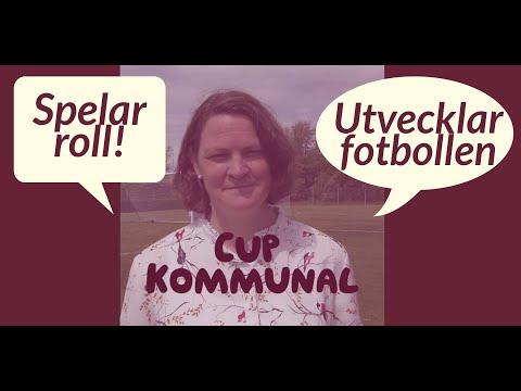 Cup Kommunal tillsammans med Caroline Jönsson