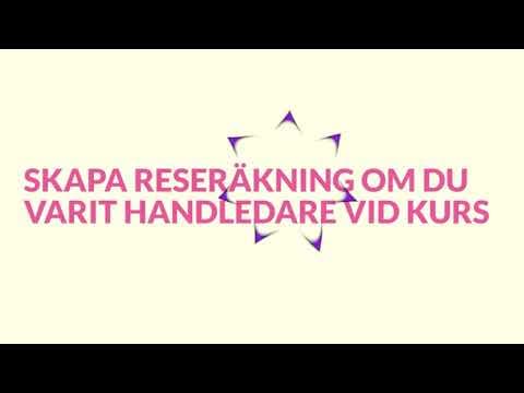 Digital Reseräkning | Så skapar du reseräkning om du varit handledare på kurs