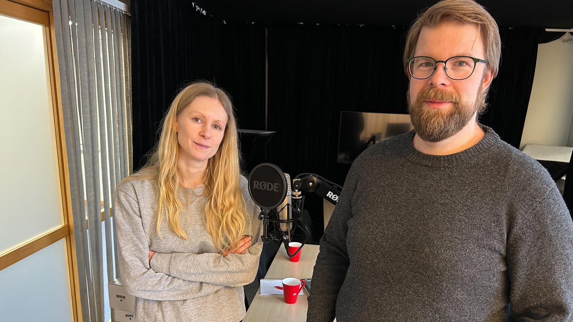 Erika Bergkvist och Eric Henriksson gästar avsnitt 4 av Facket funderar. Men egentligen är det ju dom som låter oss använda deras studio. 