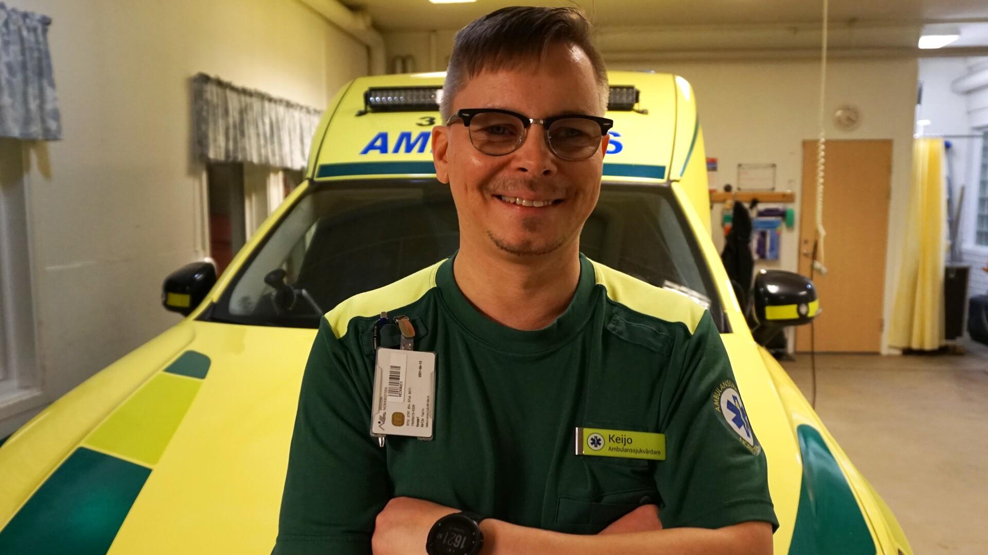 Medlemmen och ambulanssjukvårdaren Keijo Kauppi