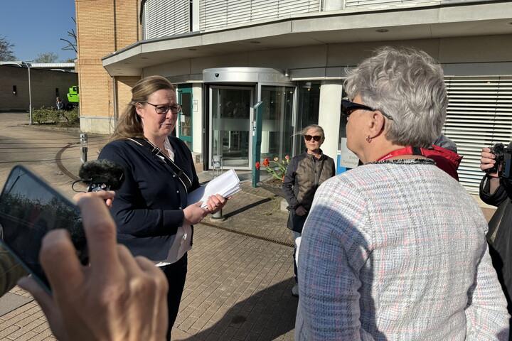 Kommunal protesterar mot personalnedskärningar på sjukhusen i Lund och Mamö