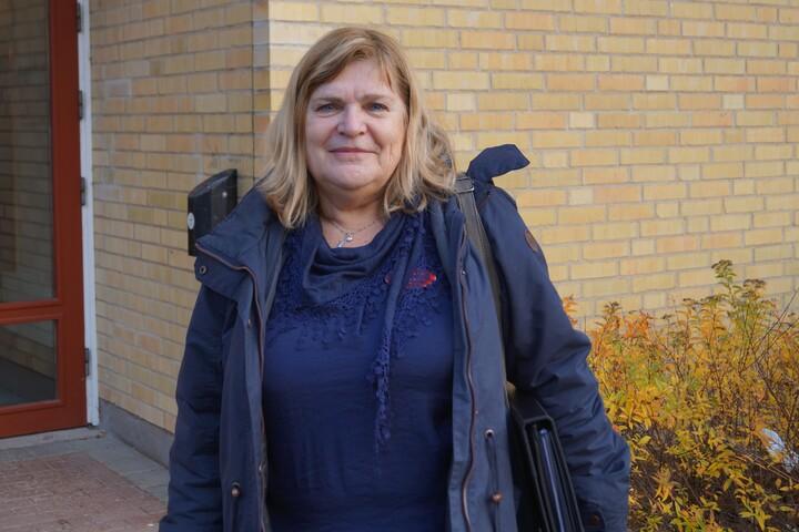 Marlene Benedixen, huvudskyddsombud för Kommunal på ISS Alingsås